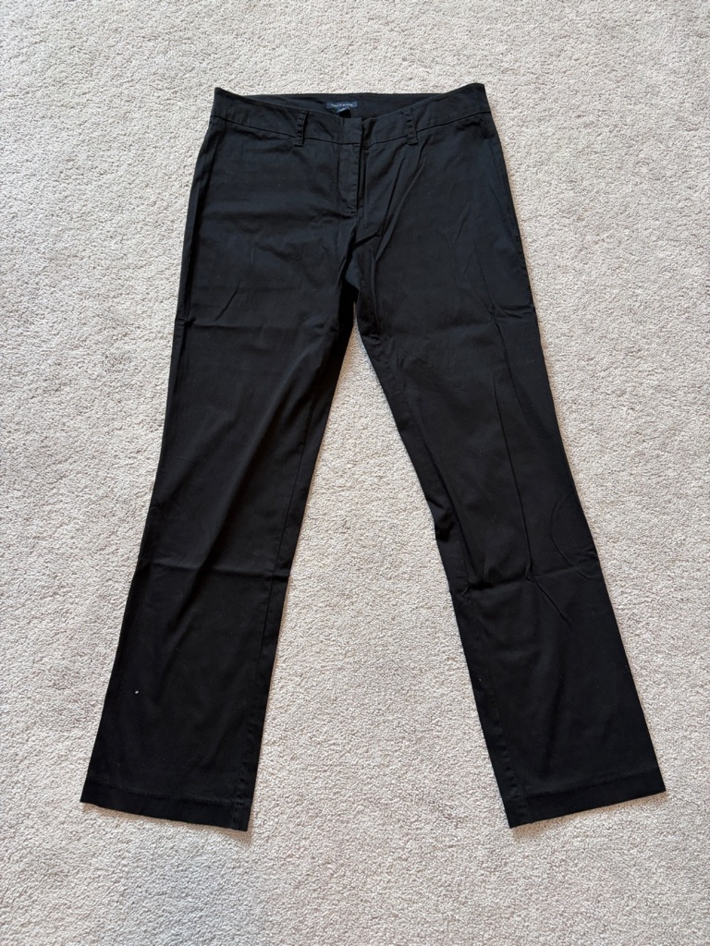 Tommy Hilfiger Black Women's Straight-Leg Trousers